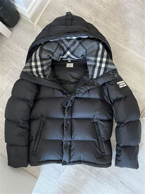 burberry schneekugel|Burberry puffer jacket.